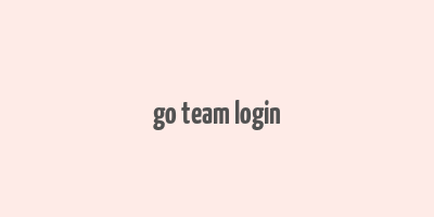 go team login