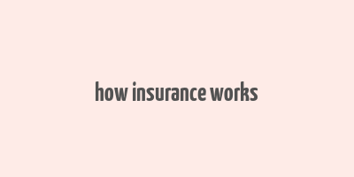 how insurance works