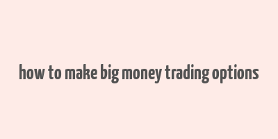 how to make big money trading options