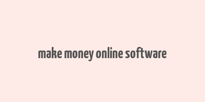 make money online software