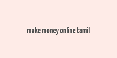 make money online tamil