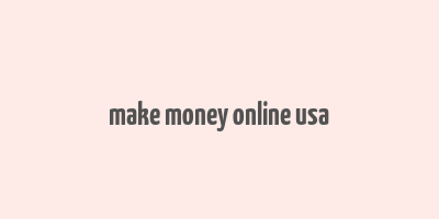 make money online usa