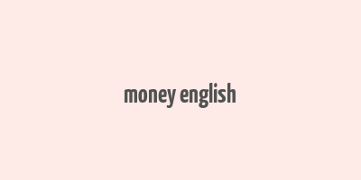 money english