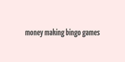 money making bingo games