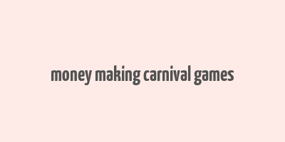 money making carnival games