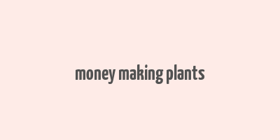 money making plants