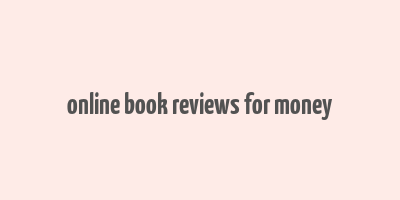 online book reviews for money