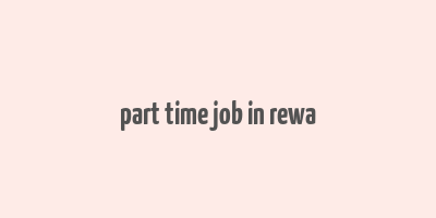 part time job in rewa