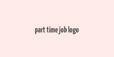 part time job logo