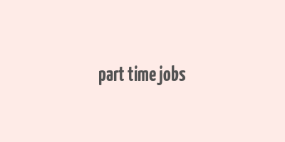 part time jobs