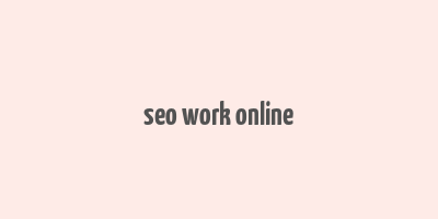 seo work online