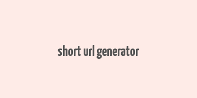 short url generator