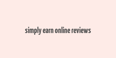 simply earn online reviews