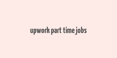 upwork part time jobs