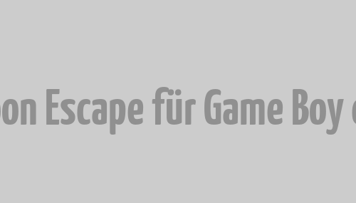 2021: Moon Escape für Game Boy erhältlich