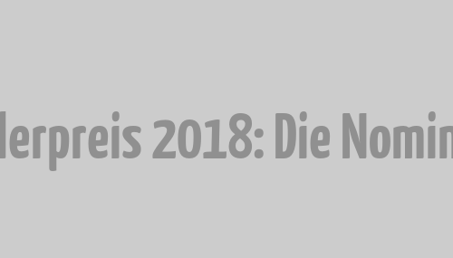 Deutscher Entwicklerpreis 2018: Die Nominierten stehen fest