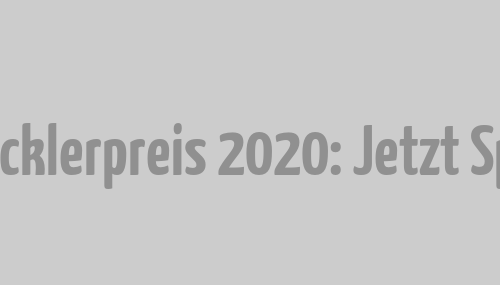 Deutscher Entwicklerpreis 2020: Jetzt Spiele einreichen!