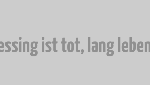 Tatort: Lessing ist tot, lang leben Lessing!