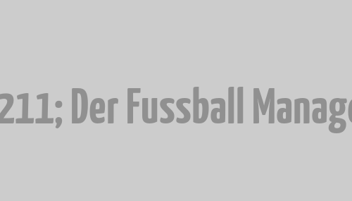 Torjäger – Der Fussball Manager für den C64