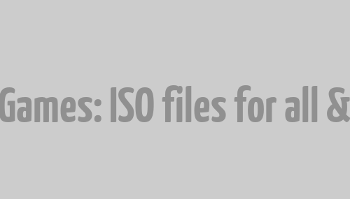 Zenobi Games: ISO files for all …