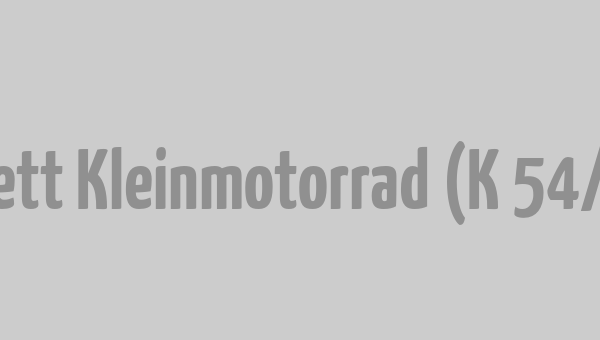 Florett Kleinmotorrad (K 54/31)