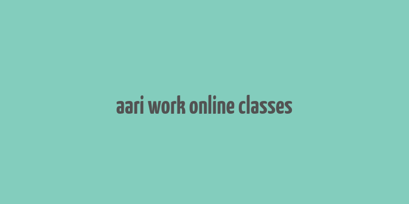 aari work online classes