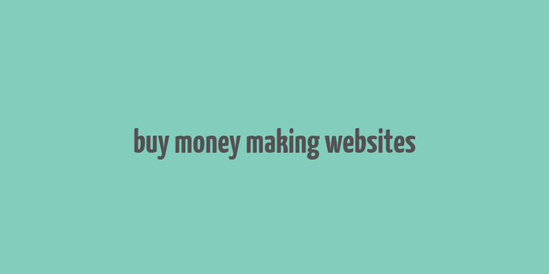 buy money making websites