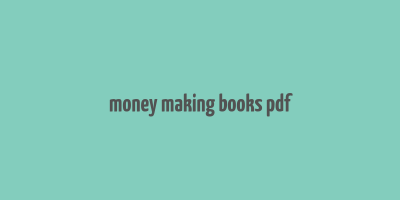 money making books pdf