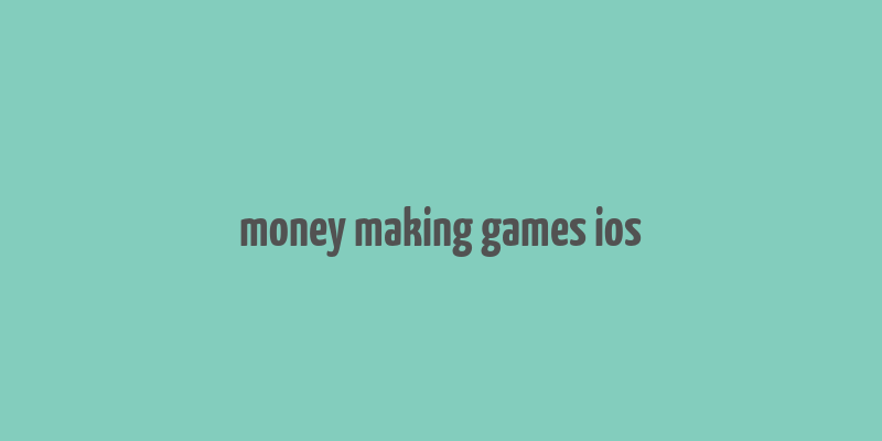 money making games ios