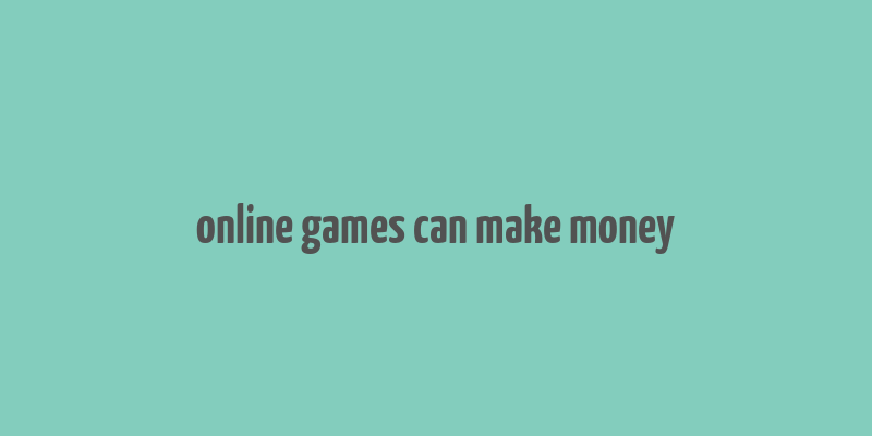 online games can make money