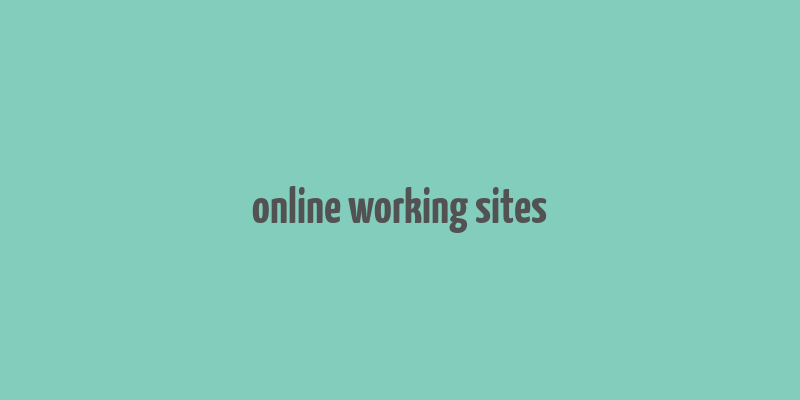 online working sites