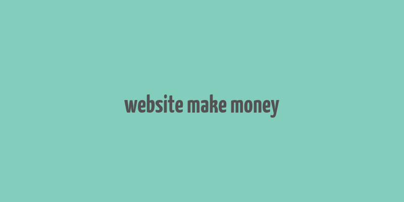 website make money