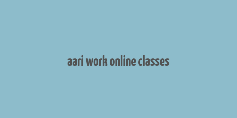 aari work online classes