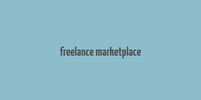 freelance marketplace