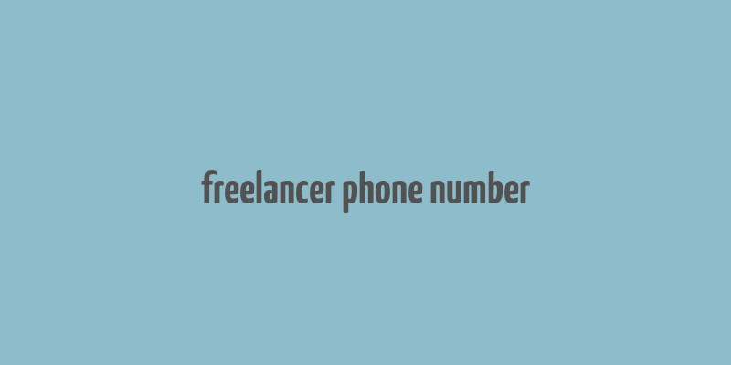 freelancer phone number