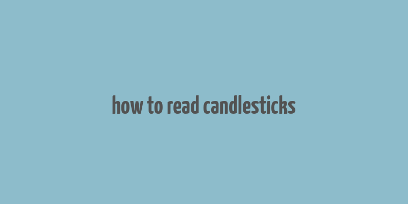 how to read candlesticks