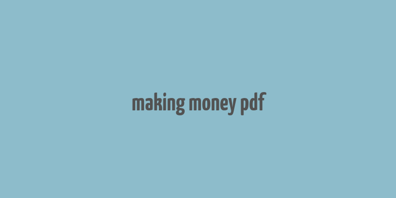 making money pdf