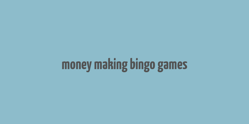 money making bingo games