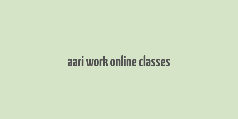 aari work online classes