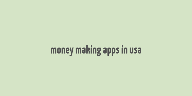 money making apps in usa