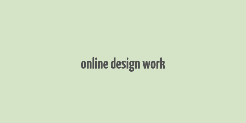 online design work