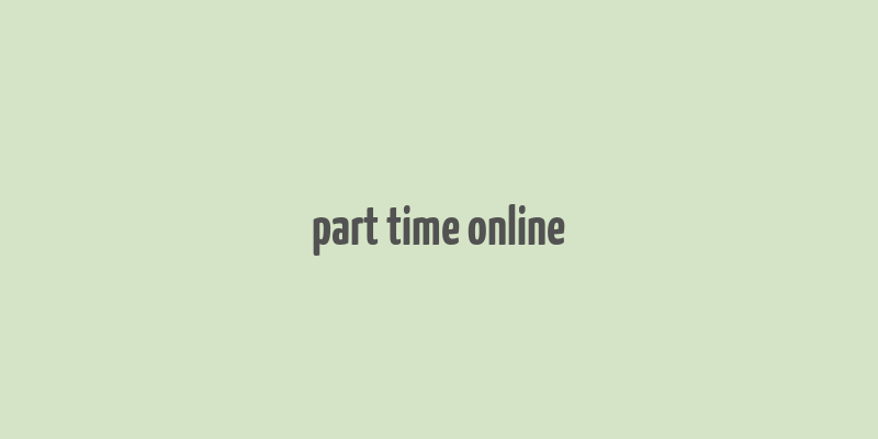 part time online