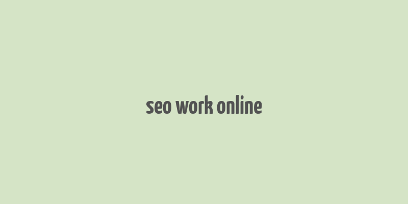 seo work online