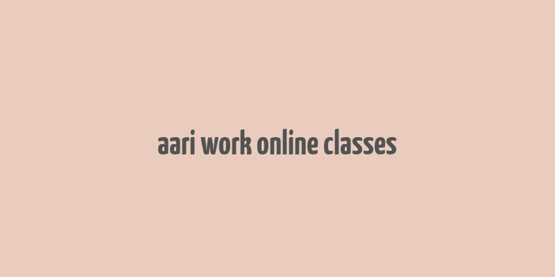 aari work online classes