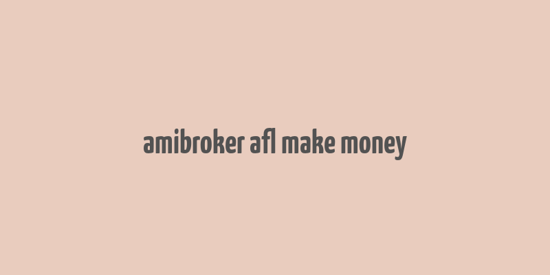 amibroker afl make money