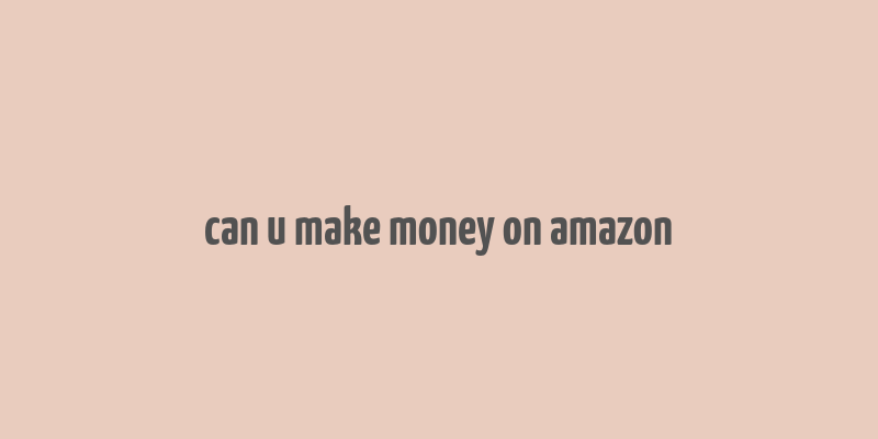 can u make money on amazon