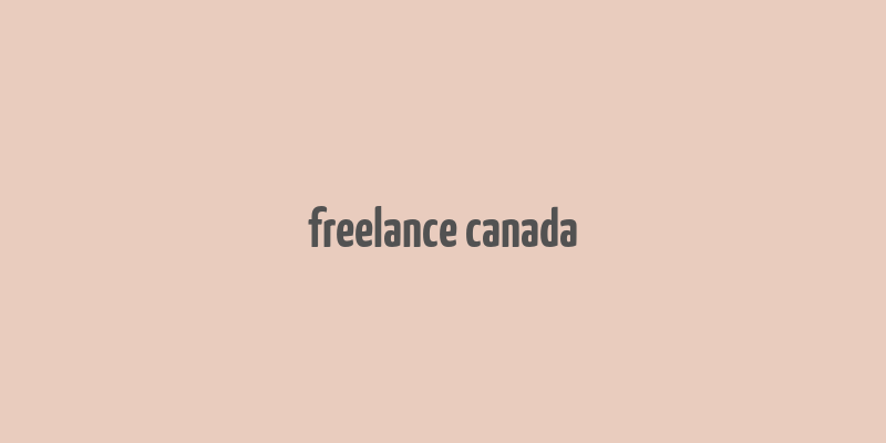 freelance canada