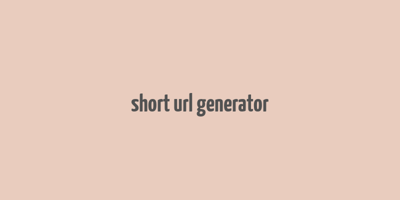 short url generator