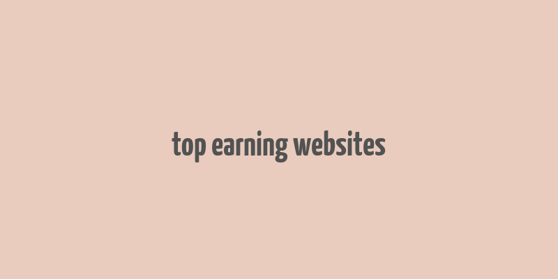 top earning websites