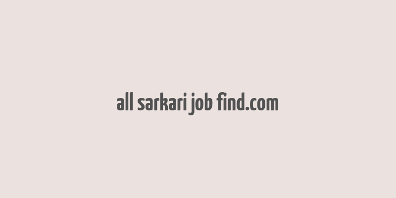 all sarkari job find.com